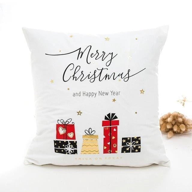 Christmas Pillow Covers (Pearl White)