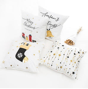 Christmas Pillow Covers (Pearl White)