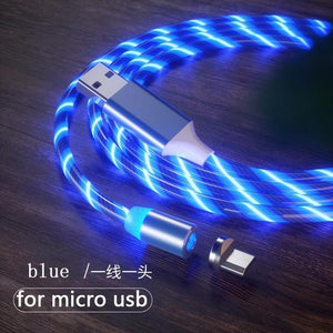 Luminous Flow Magnetic charging Cable