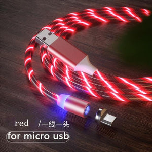 Luminous Flow Magnetic charging Cable